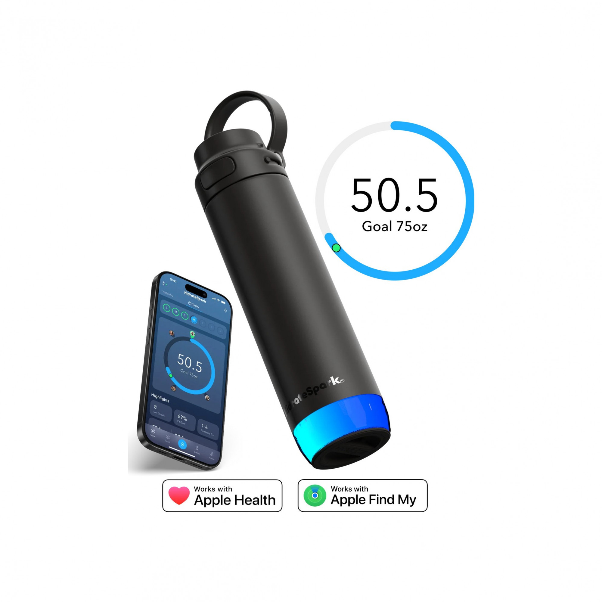 Розумна пляшка HidrateSpark PRO 2 (21 oz)